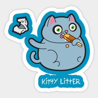 Kitty Litter Sticker